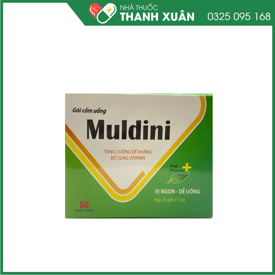 Muldini - Bổ sung vitamin, tăng cường sức đề kháng